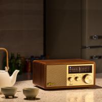 WR-11BT BLUES 布鲁斯 台式蓝牙音箱收音机 胡桃木