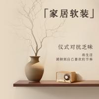 山进M2高保真蓝牙便携音箱小型桌面家用音响客厅高音质木制收音机